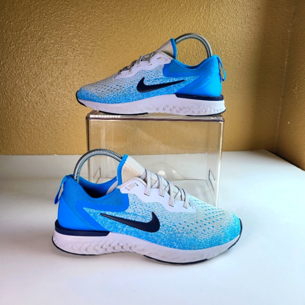 Nike Odyssey React AO9820-006 Blue/White Running Shoes Women’s Size 8.5